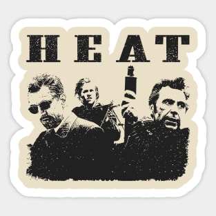 Heat // movie retro Sticker